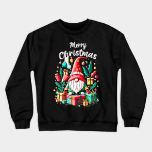 Merry Christmas Gnome Family Christmas Crewneck Sweatshirt